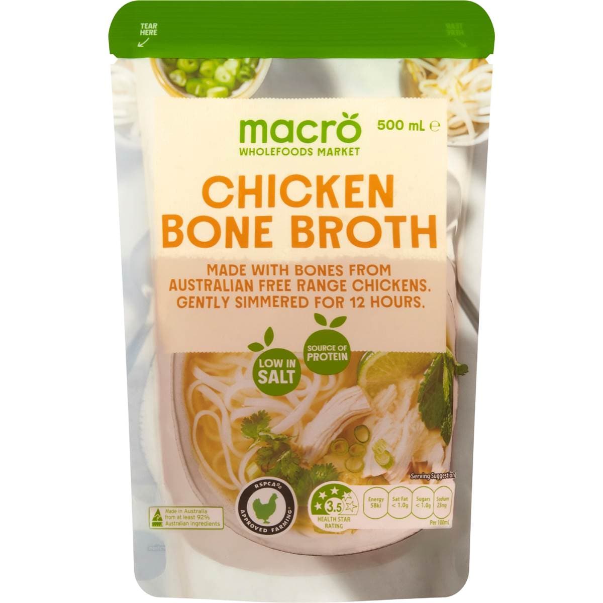 Macro Chicken Bone Broth