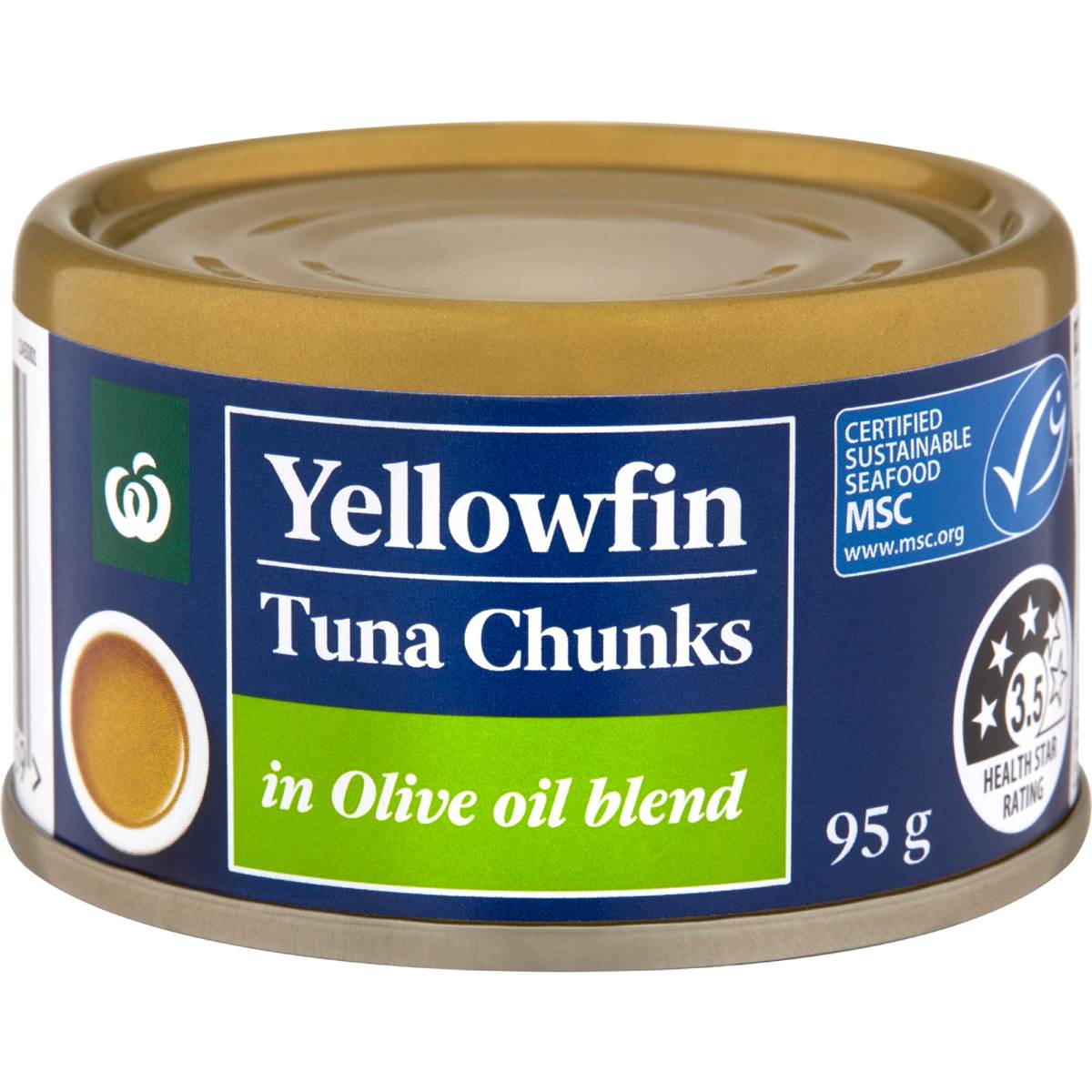 Woolworths Yellowfin Tuna Chunks In Olive Oil Blend