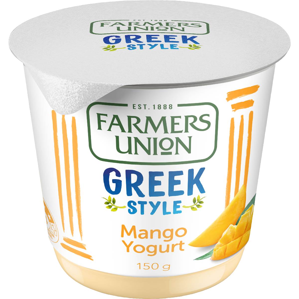 Farmers Union Greek Style Yoghurt Mango 150g