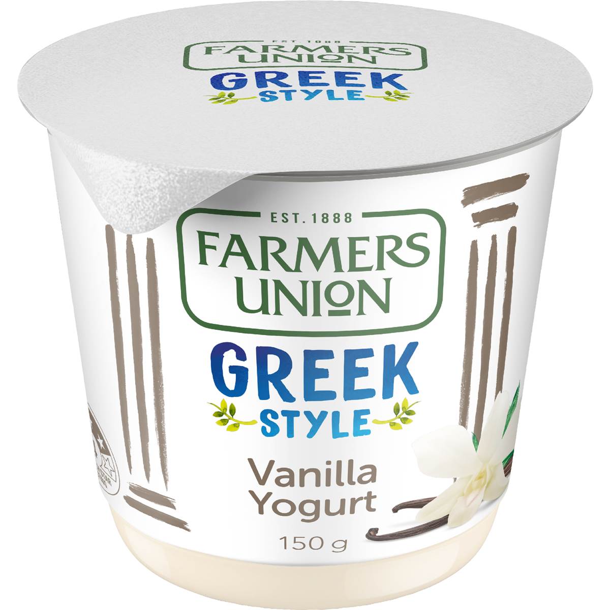 Farmers Union Greek Style Yoghurt Vanilla 150g