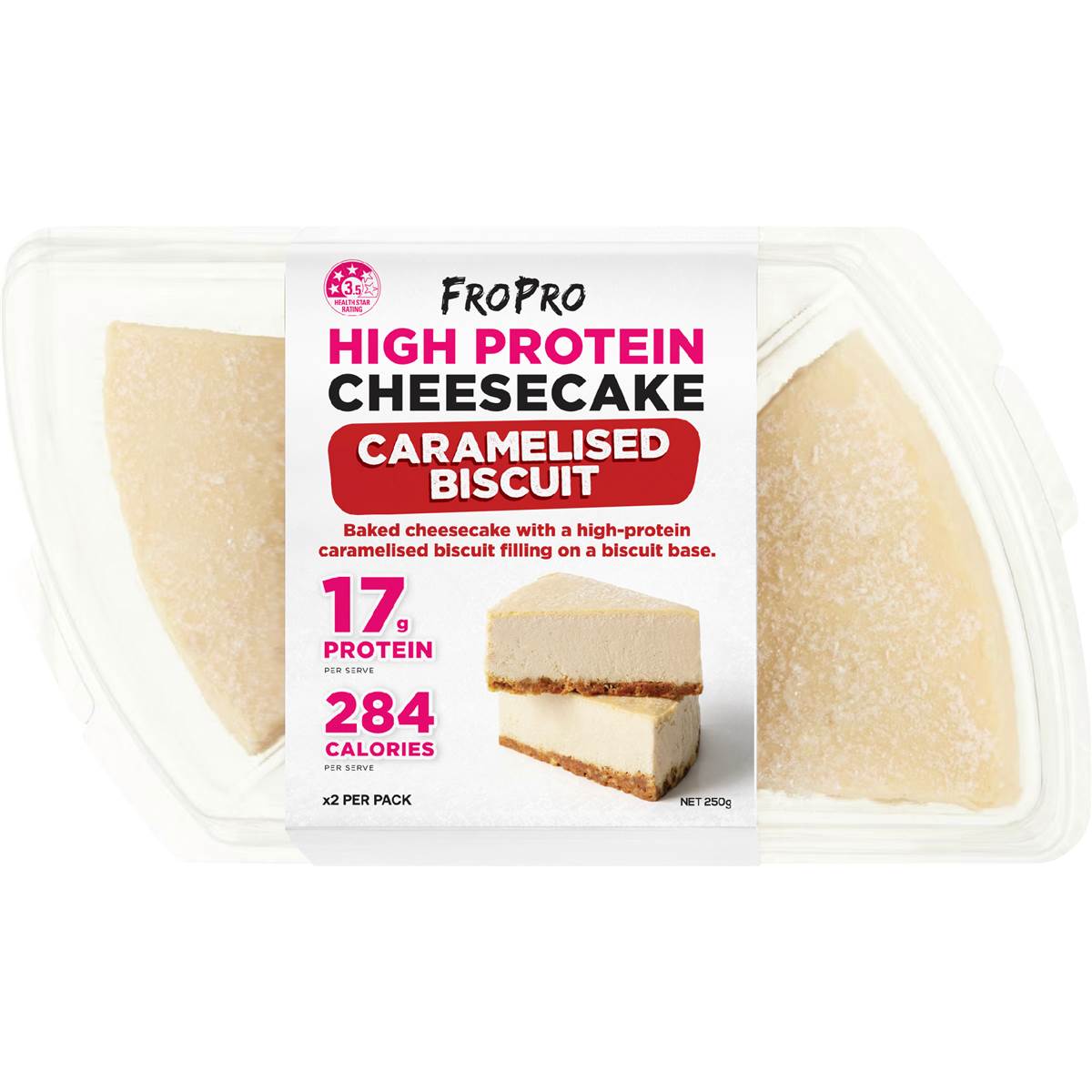 Fropro High Protein Cheesecake Caramalised Biscuit