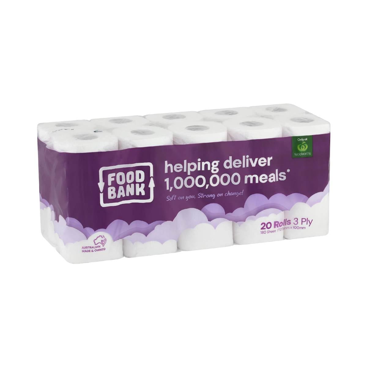 Foodbank 3 Ply Toilet Paper