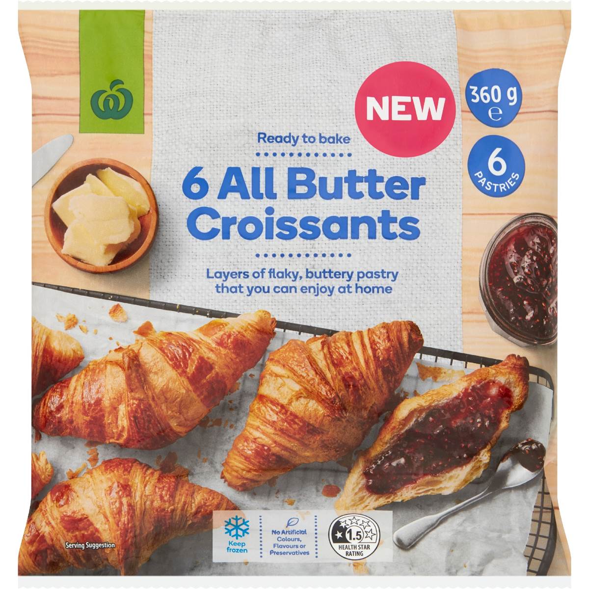 Woolworths All Butter Croissant Bake At Home