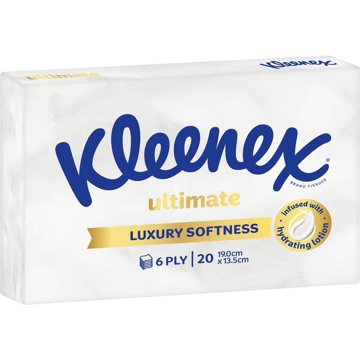 Kleenex Ultimate 6ply Tissues 20 pack – Woolworths