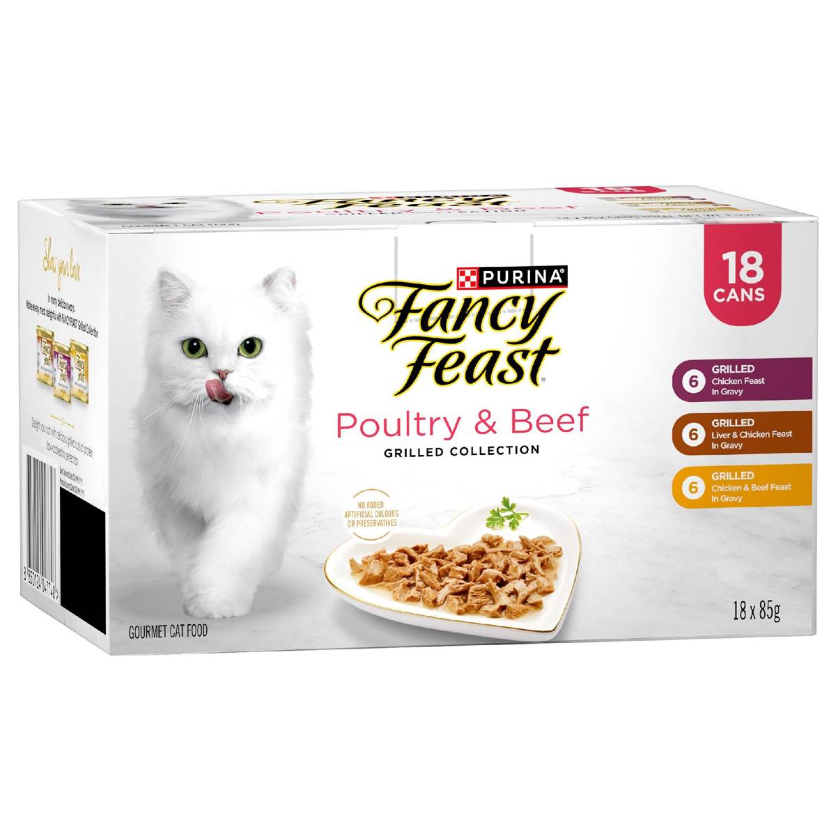 Fancy Feast Poultry & Beef Wet Cat Food Grilled Collection
