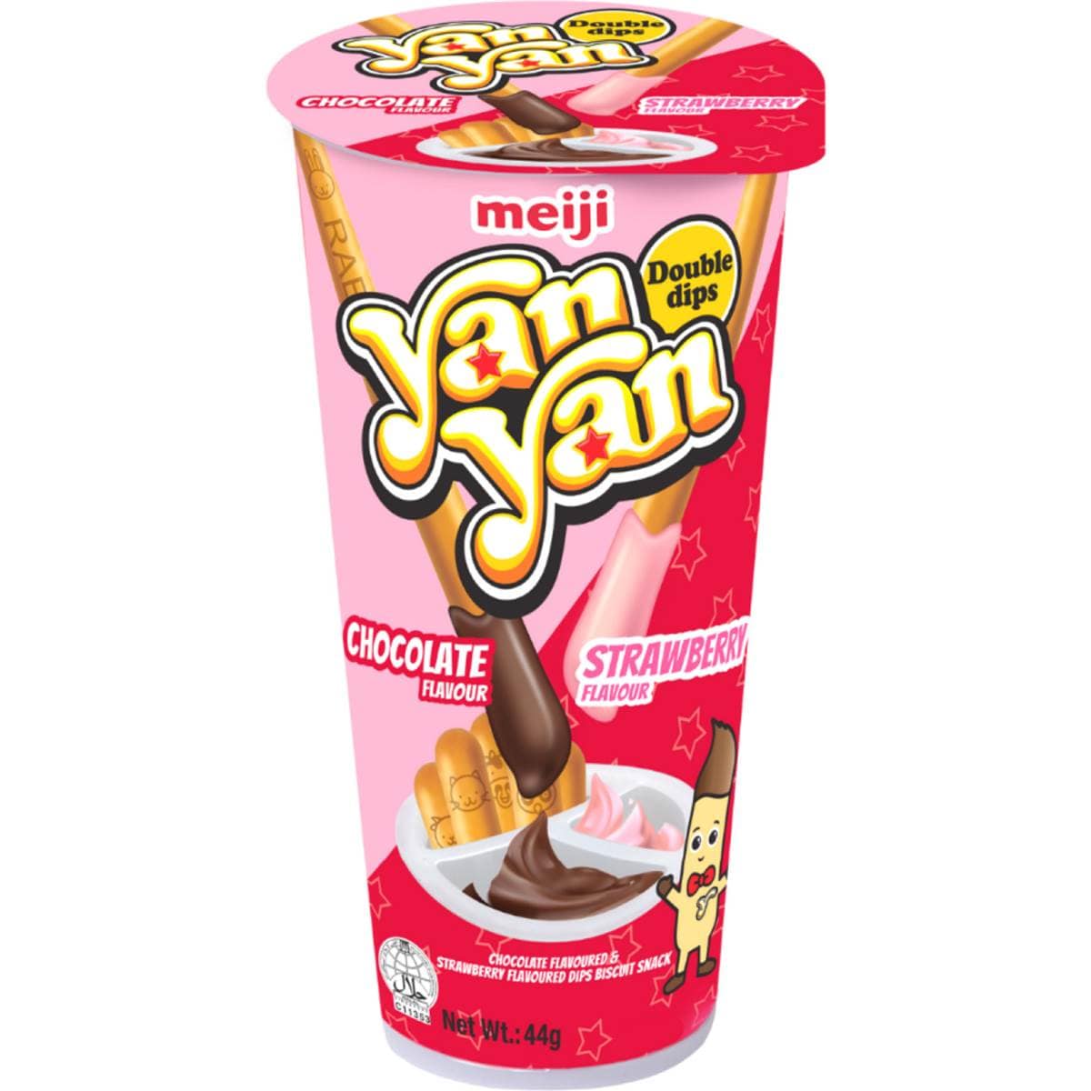 Meiji Yan Yan Chocolate & Strawberry