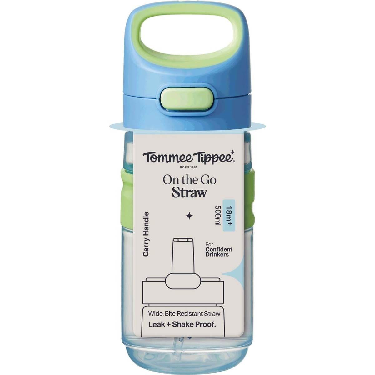 Tommee Tippee On The Go Straw Toddler Bottle 18M+ Assorted each