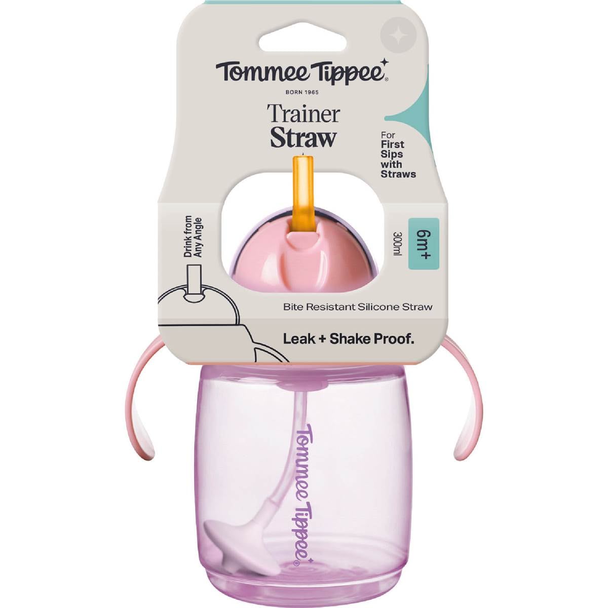 Tommee Tippee Trainer Straw Infant Cup 6M+ Assorted each