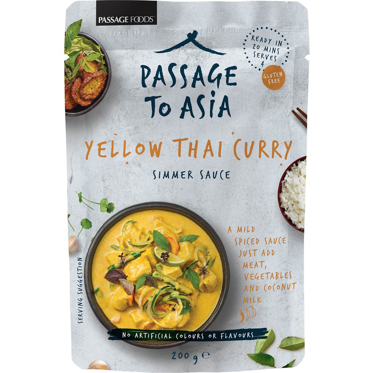 Passage To Asia Yellow Thai Curry Simmer Sauce