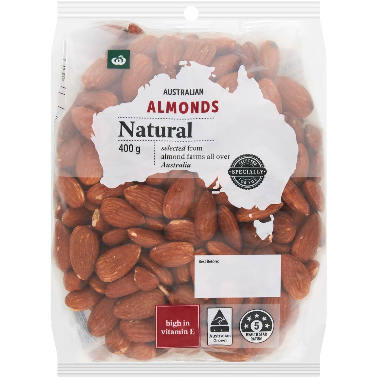 Woolworths Crunchy Natural Almonds
