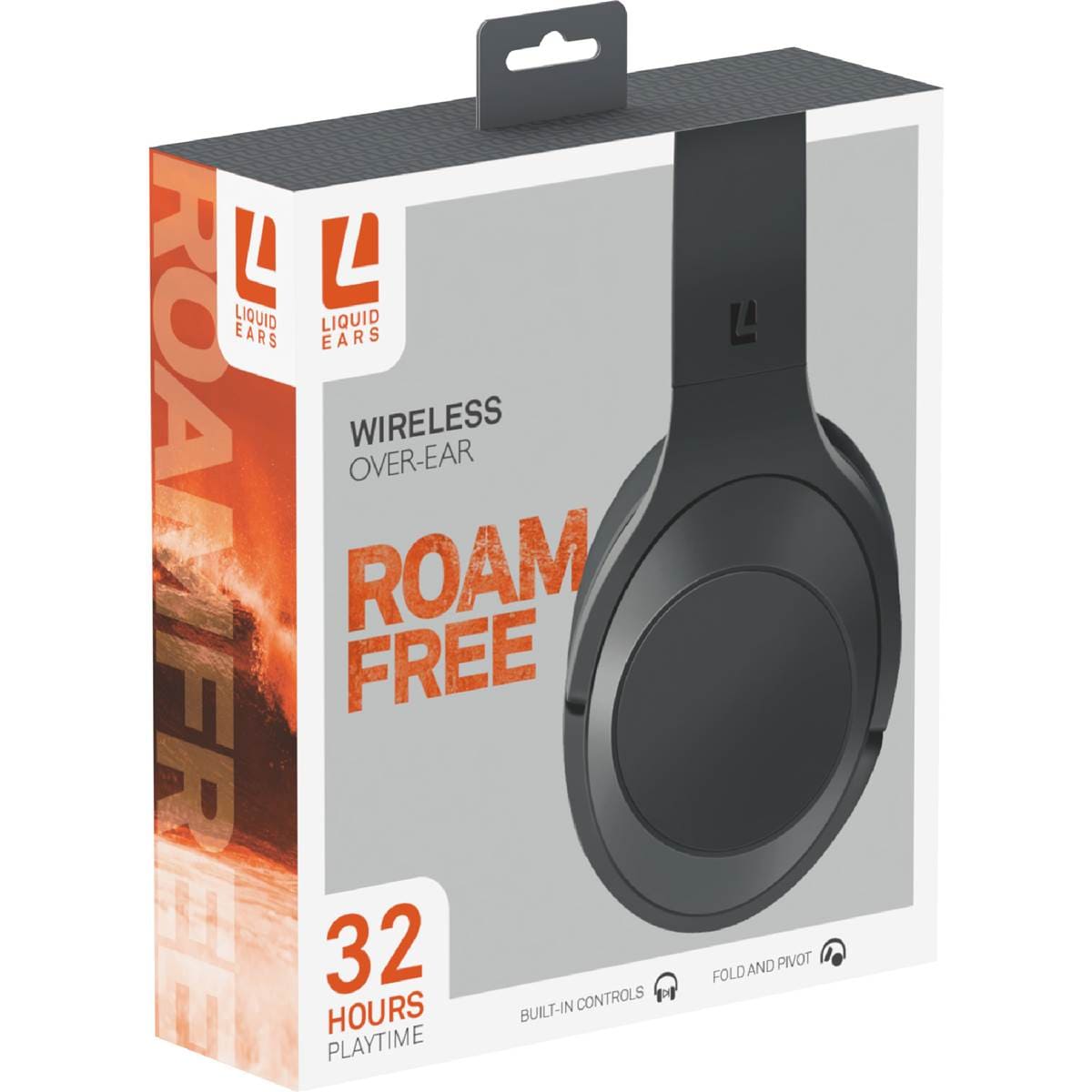 Liquid Ears Roam Free Wireless Over Ear Headphones Assorted each