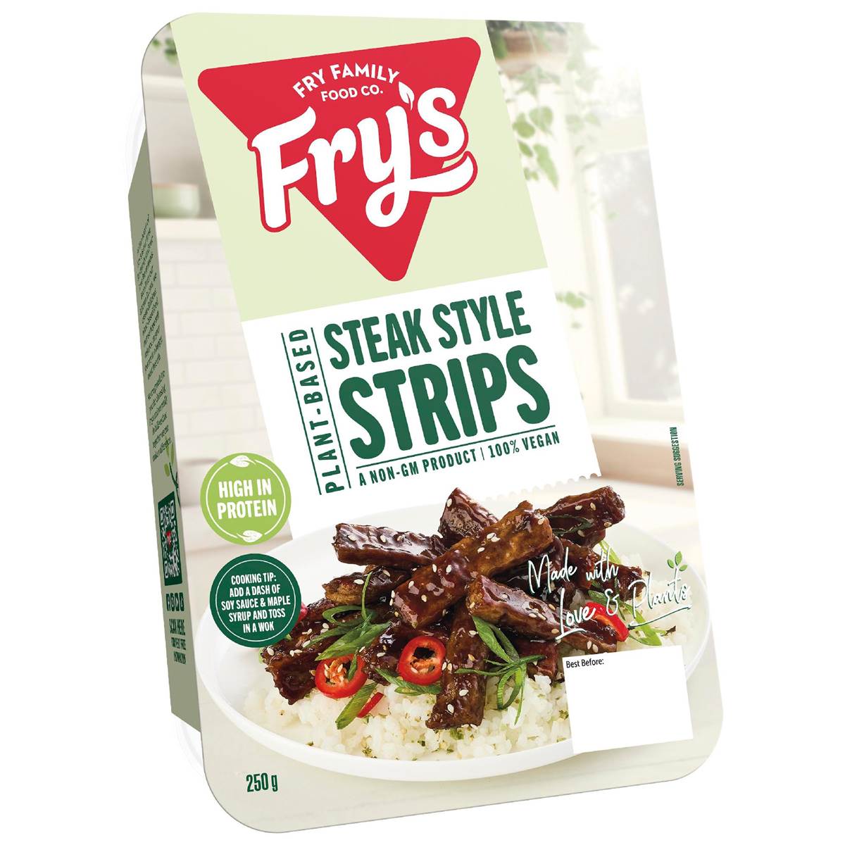 Fry's Plant Based Steak style Strip