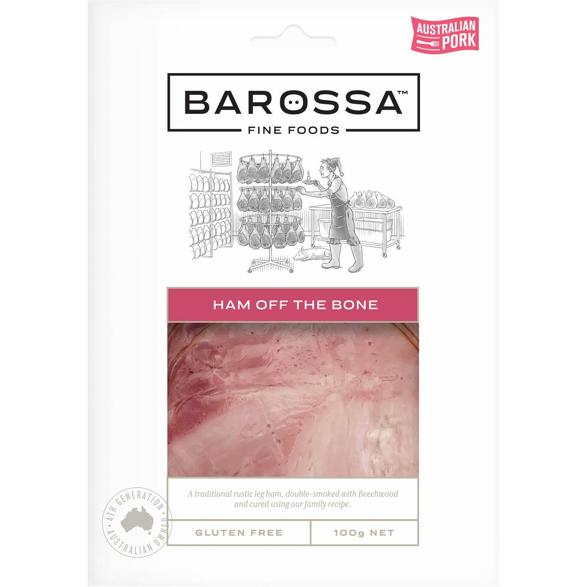 Barossa Fine Foods Ham off the Bone
