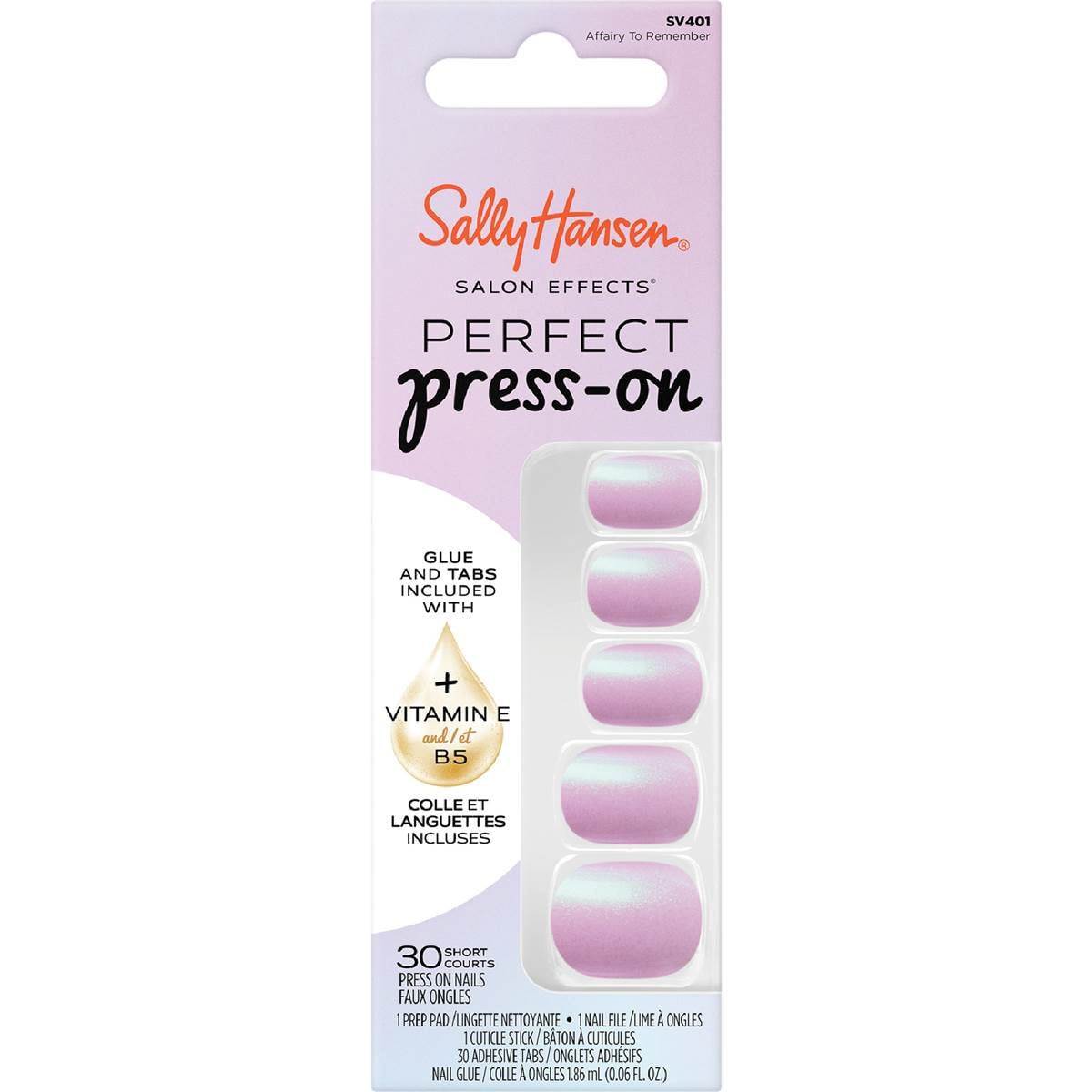 Sally Hansen Perfect Press On Nails Affairy To Remember