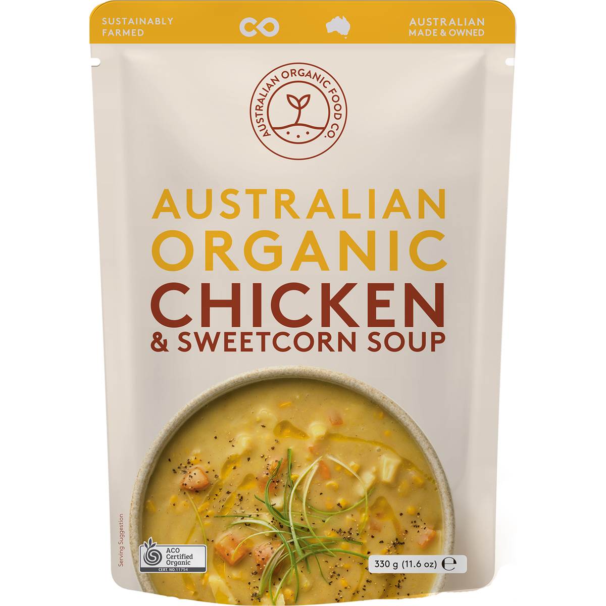 Australian Organic Food Co. Chicken & Sweetcorn Soup