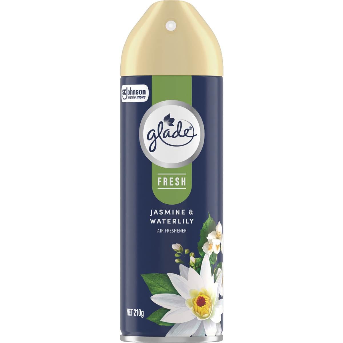 Glade Fresh Air Freshener Jasmine & Waterlilly 210g