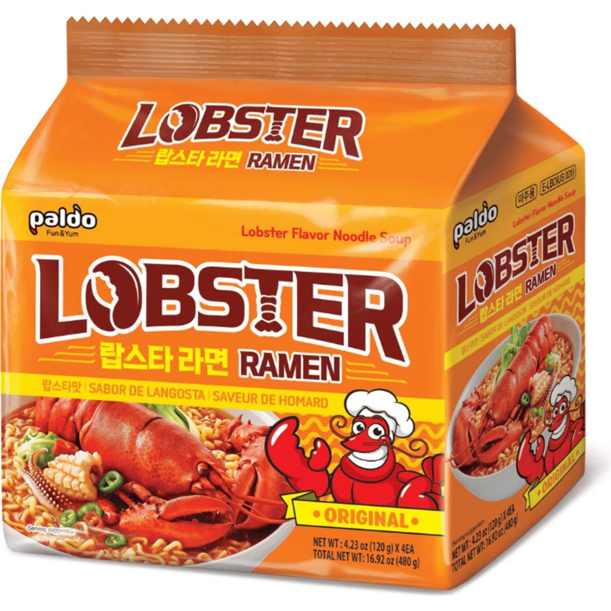 Paldo Ramen Lobster 4 pack