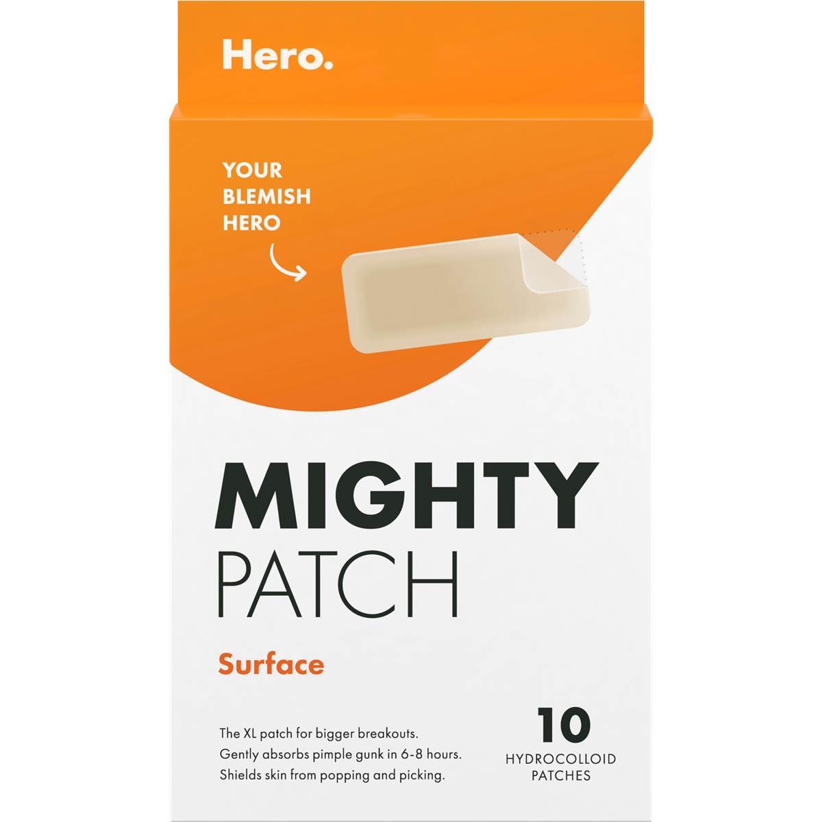 Hero. Mighty Patch Surface Pimple Patches 10 pack