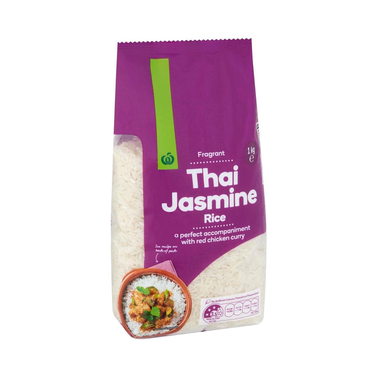 Calories in Woolworths Jasmine Rice calcount