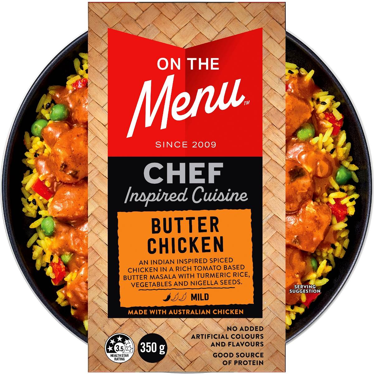 On The Menu Butter Chicken & Turmeric Rice Bowl