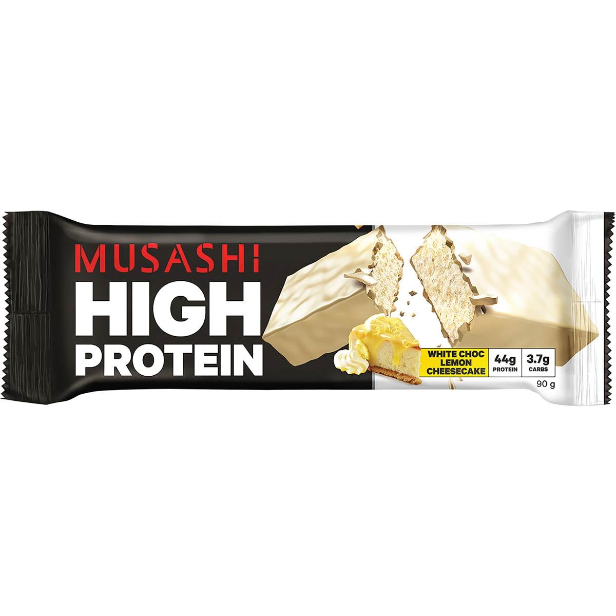 Musashi High Protein Bar Lemon Cheesecake 90g – Woolworths