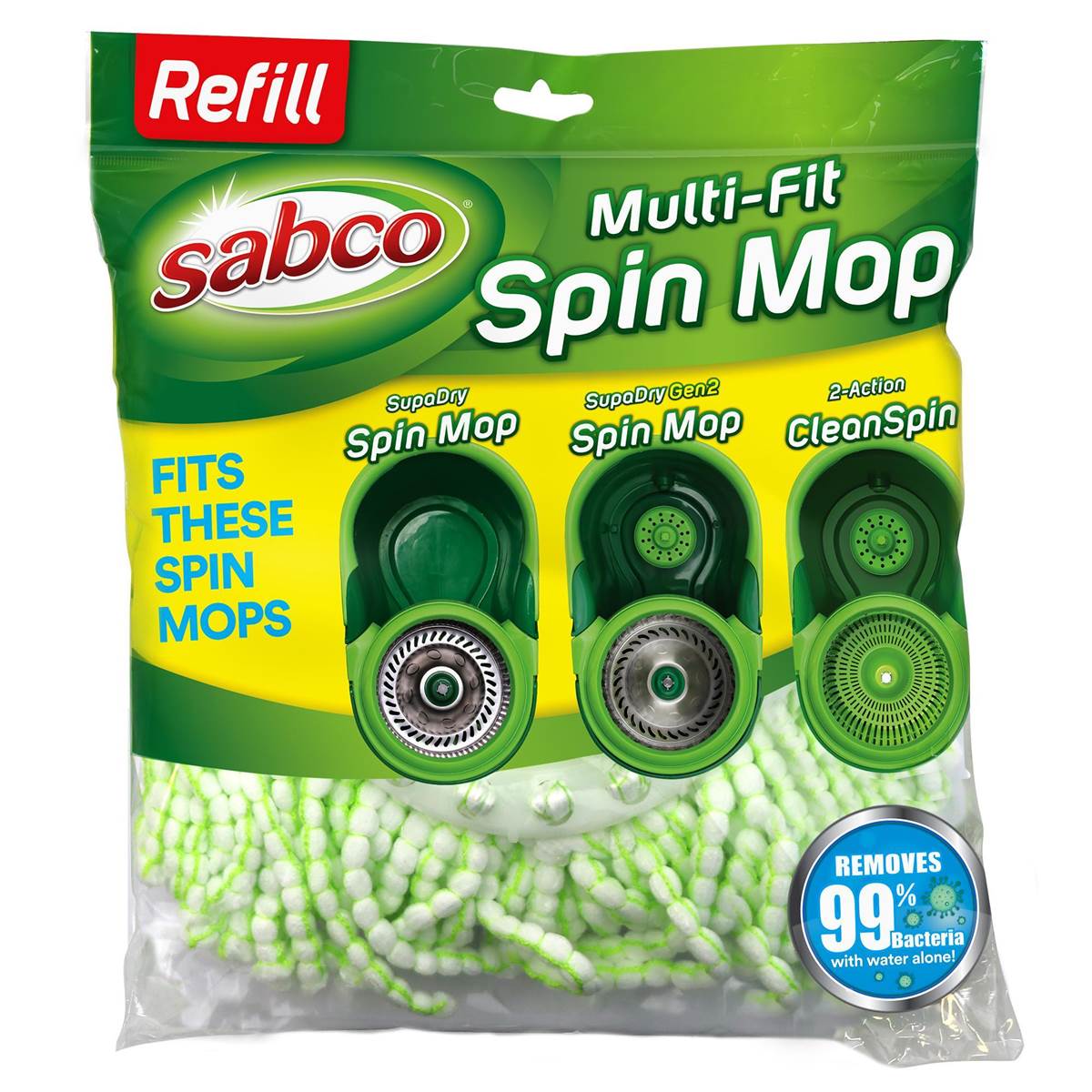 Sabco Multi-Fit Spin Mop Refill