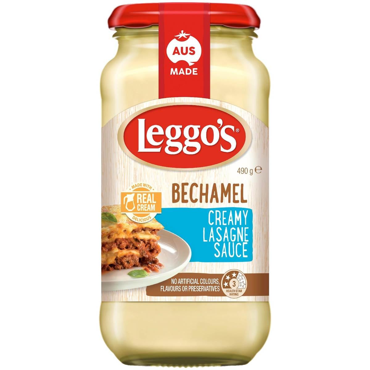 Leggo's Bechamel Lasagne Sauce Made With Real Cream