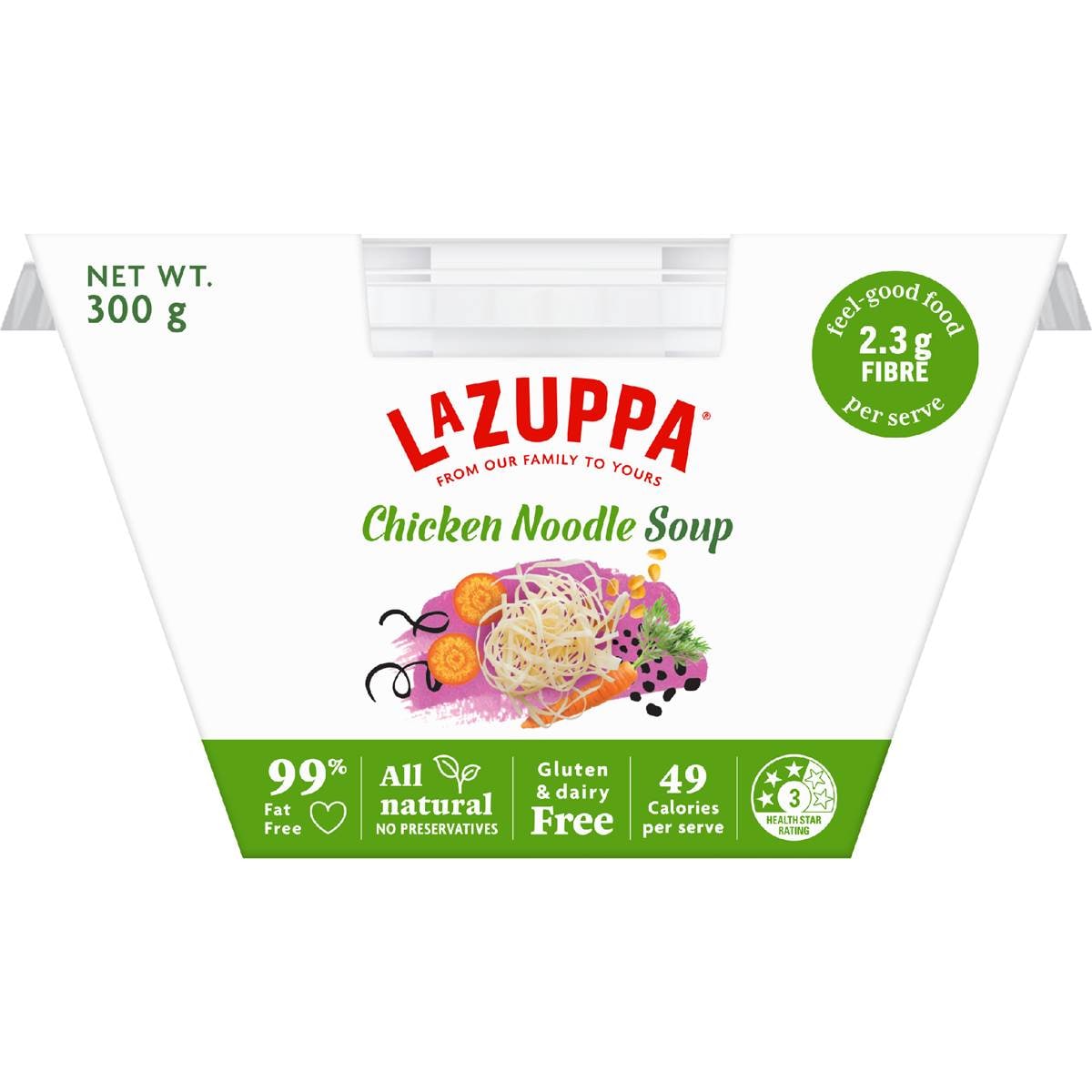 La Zuppa Soup Bowl Chicken Noodle 300g