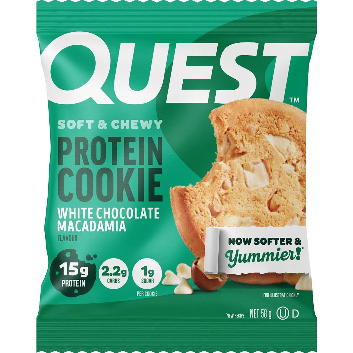 Quest Protein Cookie White Chocolate Macadamia