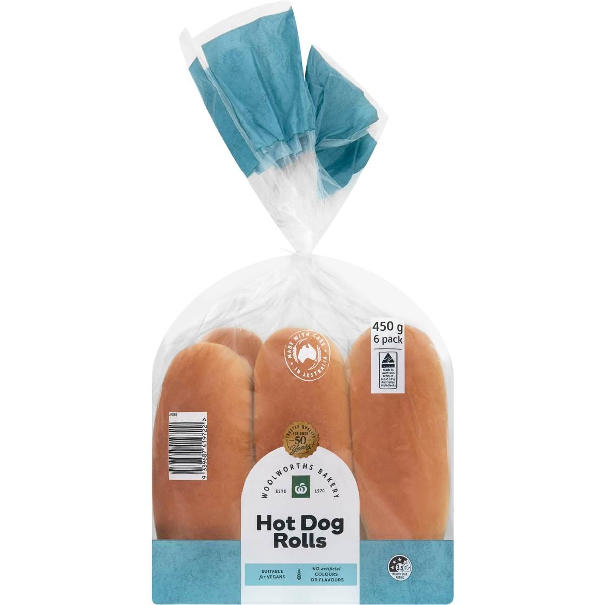 Woolworths Hot Dog Rolls