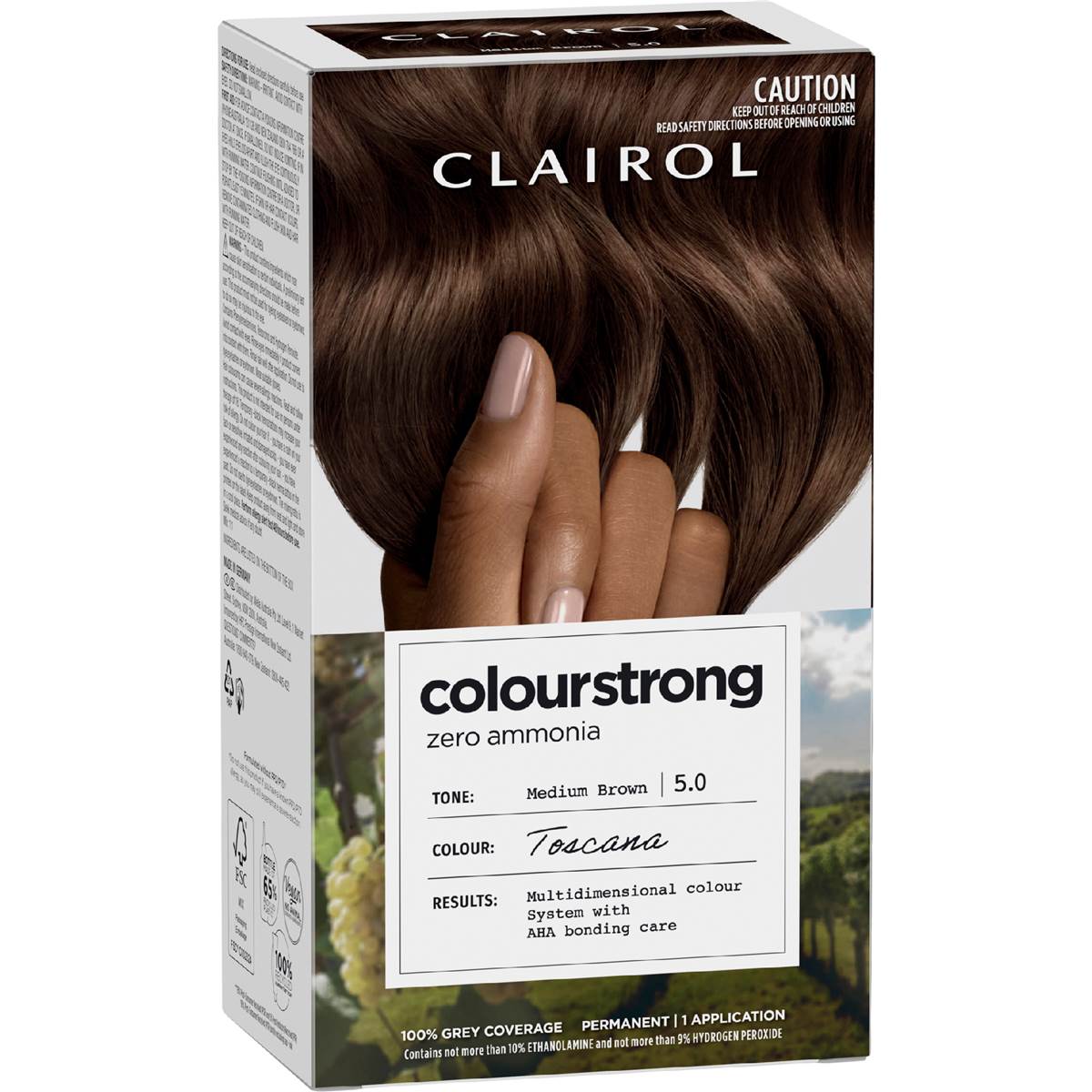 Clairol Colour Strong Hair Dye Medium Brown 5.0 each