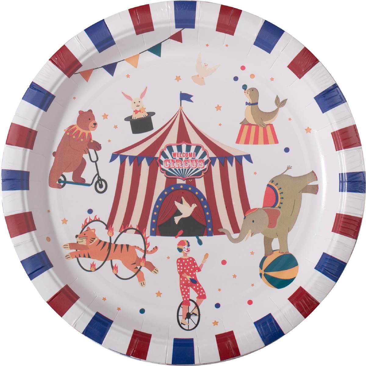 Armada Paper Plates Circus