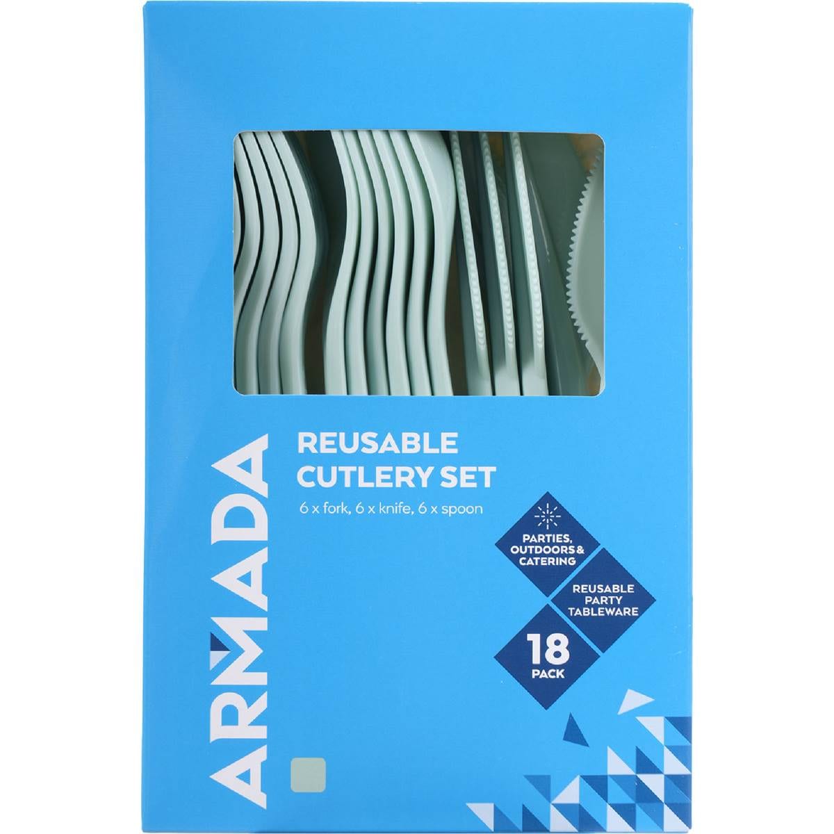 Armada Reusable Cutlery Set Assorted