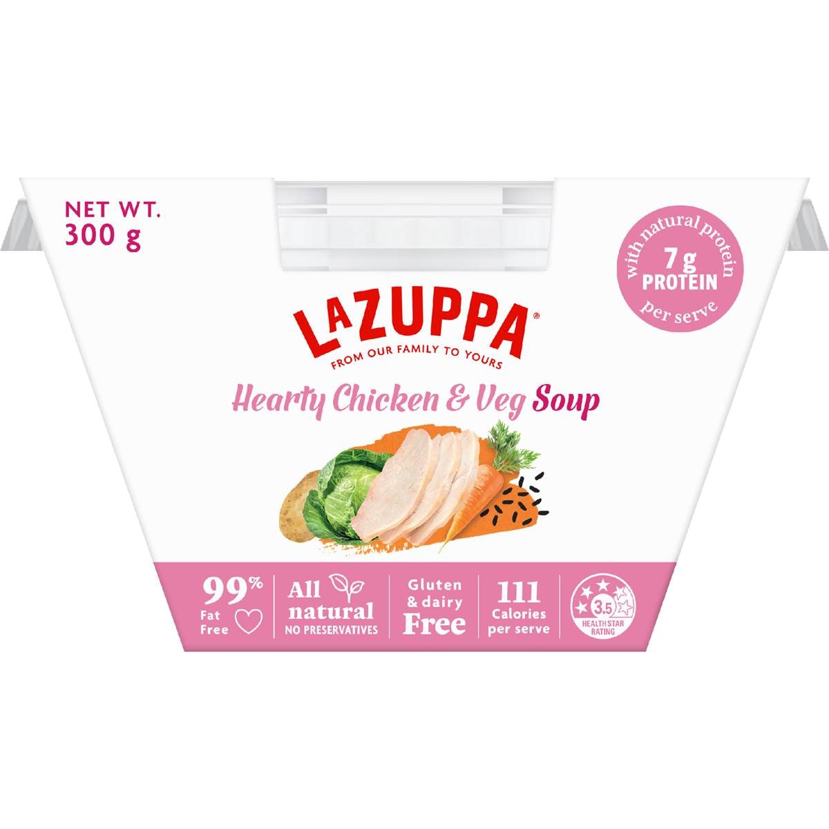 La Zuppa Soup Bowl Hearty Chicken & Veg 300g