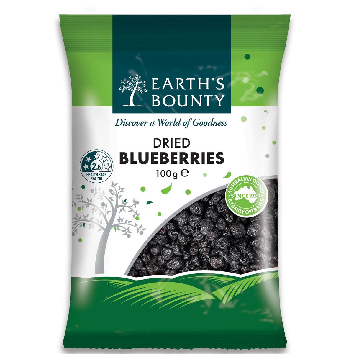 Earth's Bounty Dried Blueberries