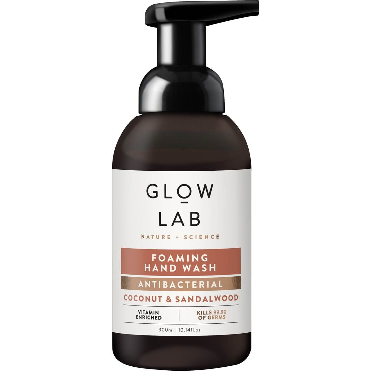 Glow Lab Coconut & Sandalwood Foaming Hand Wash 300mL