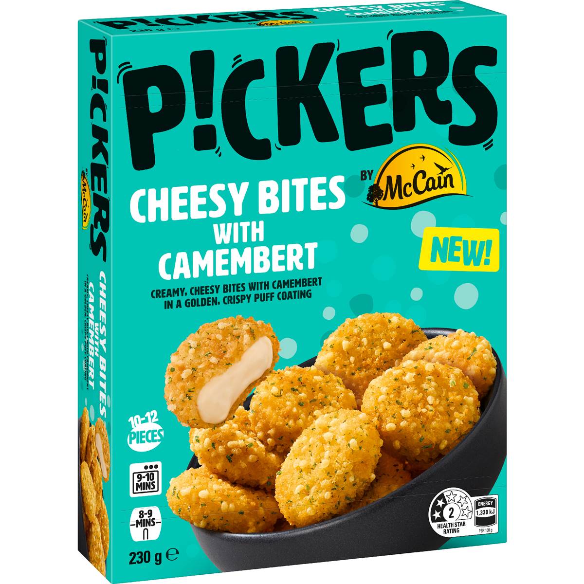 McCain Pickers Frozen Cheesy Bites With Camembert 230g