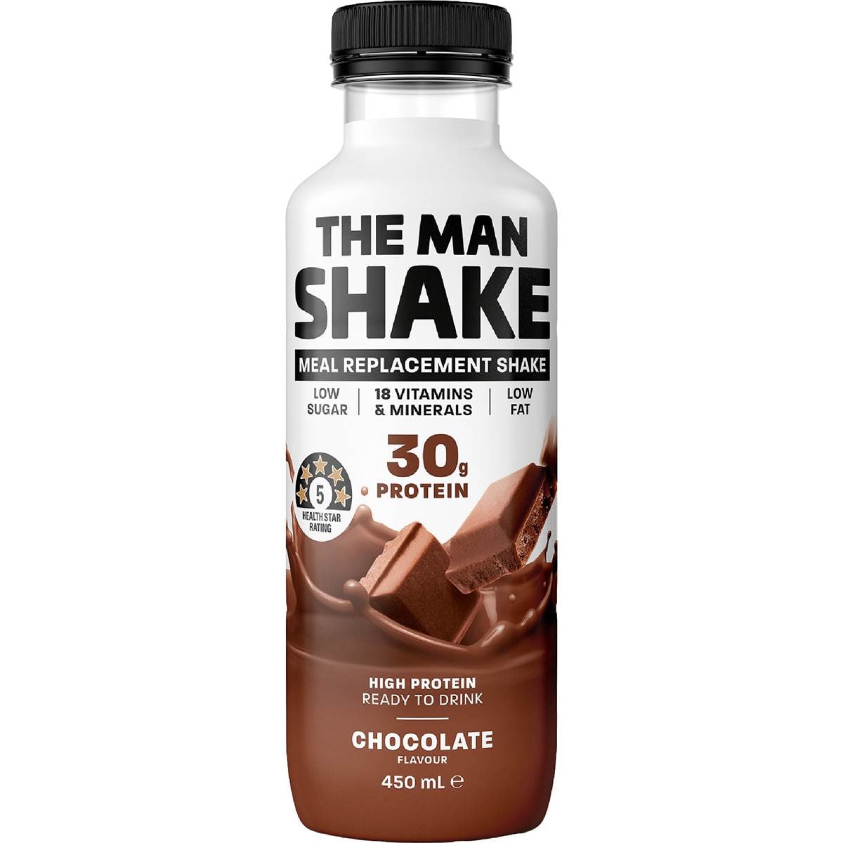 The Man Shake Meal Replacement Chocolate