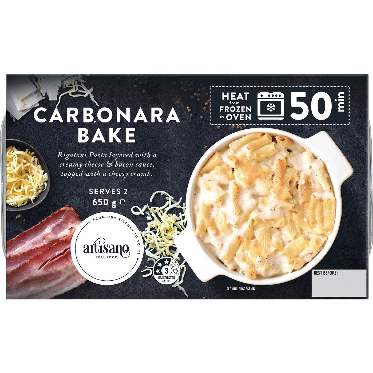 Artisano Carbonara Pasta Bake