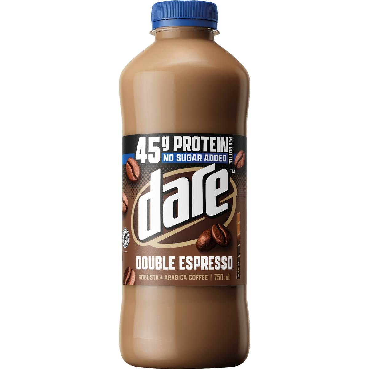 Dare Protein Double Espresso Iced Coffee No Sugar Added 750mL