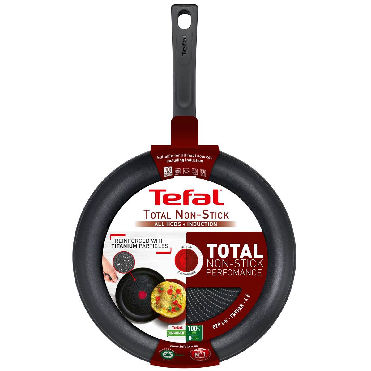 Tefal Total Non Stick Induction 28cm Frypan