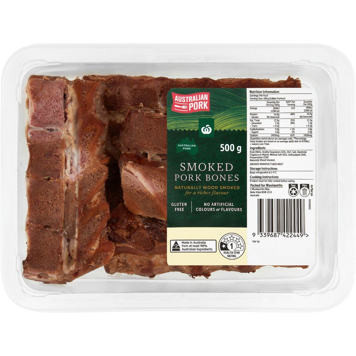 Woolworths Smoked Pork Bones
