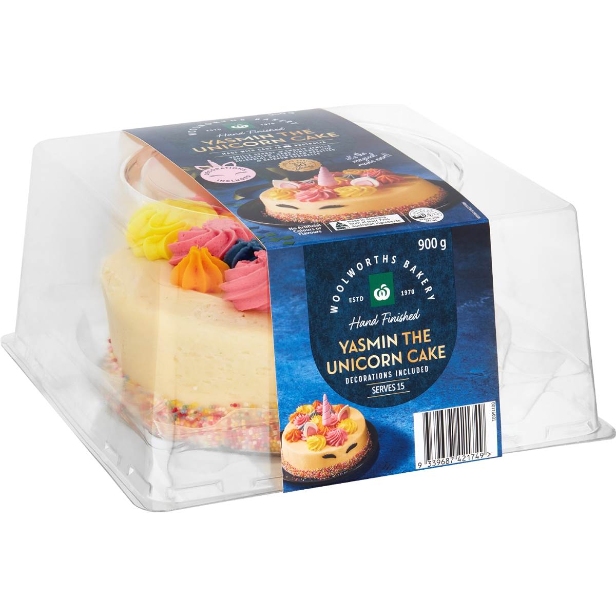 Woolworths Yasmin The Unicorn Cake