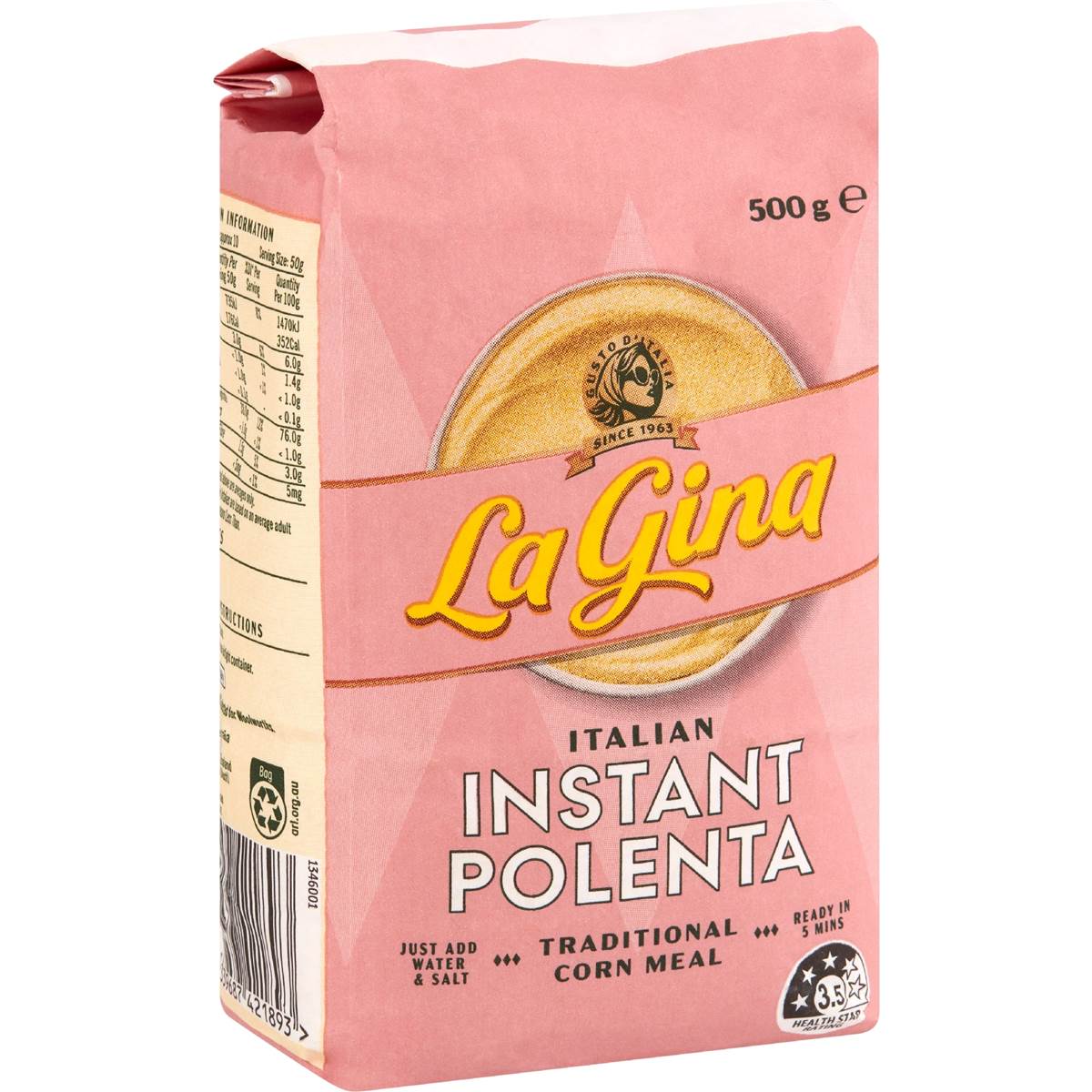 La Gina Instant Polenta Corn Meal