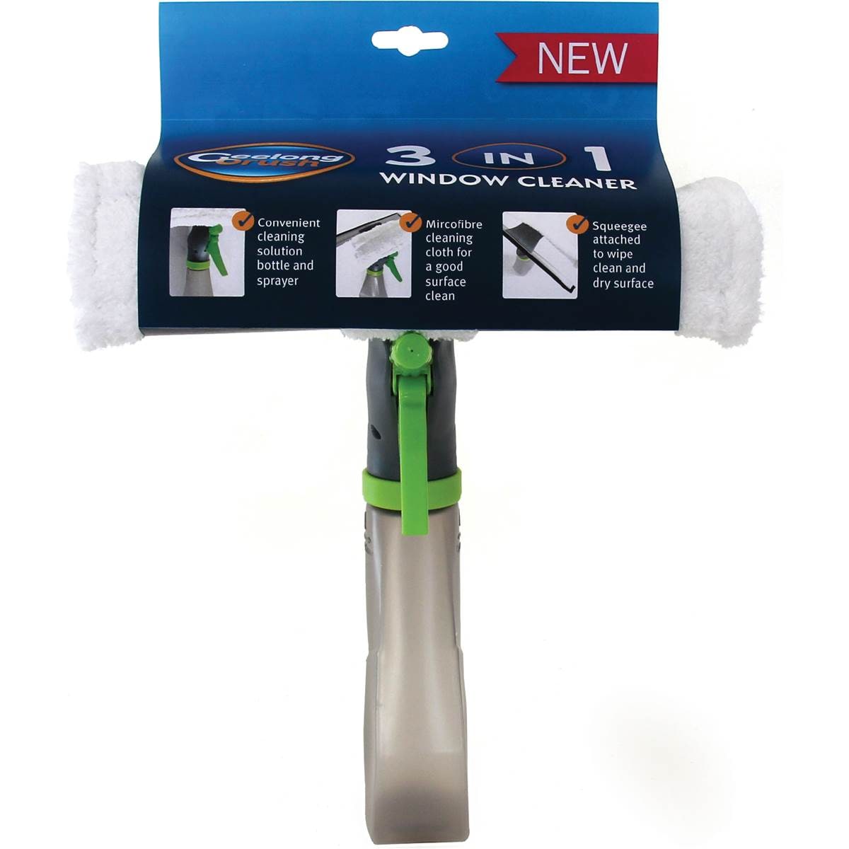 Geelong Brush 3 In 1 Window Cleaner