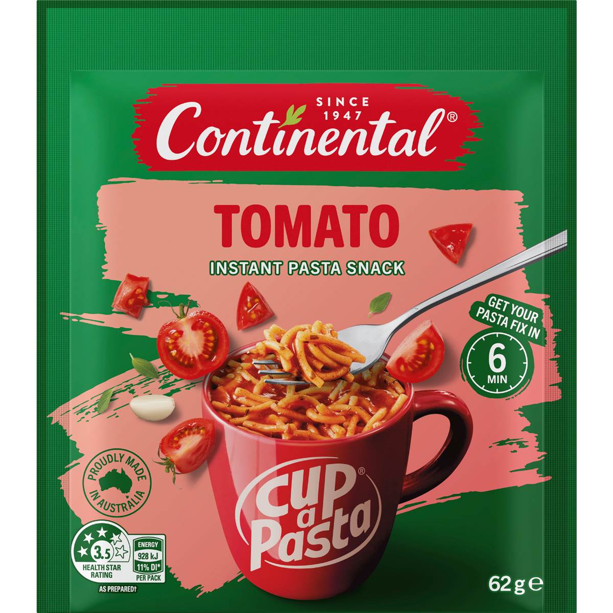 Continental Cup A Pasta Tomato 62g