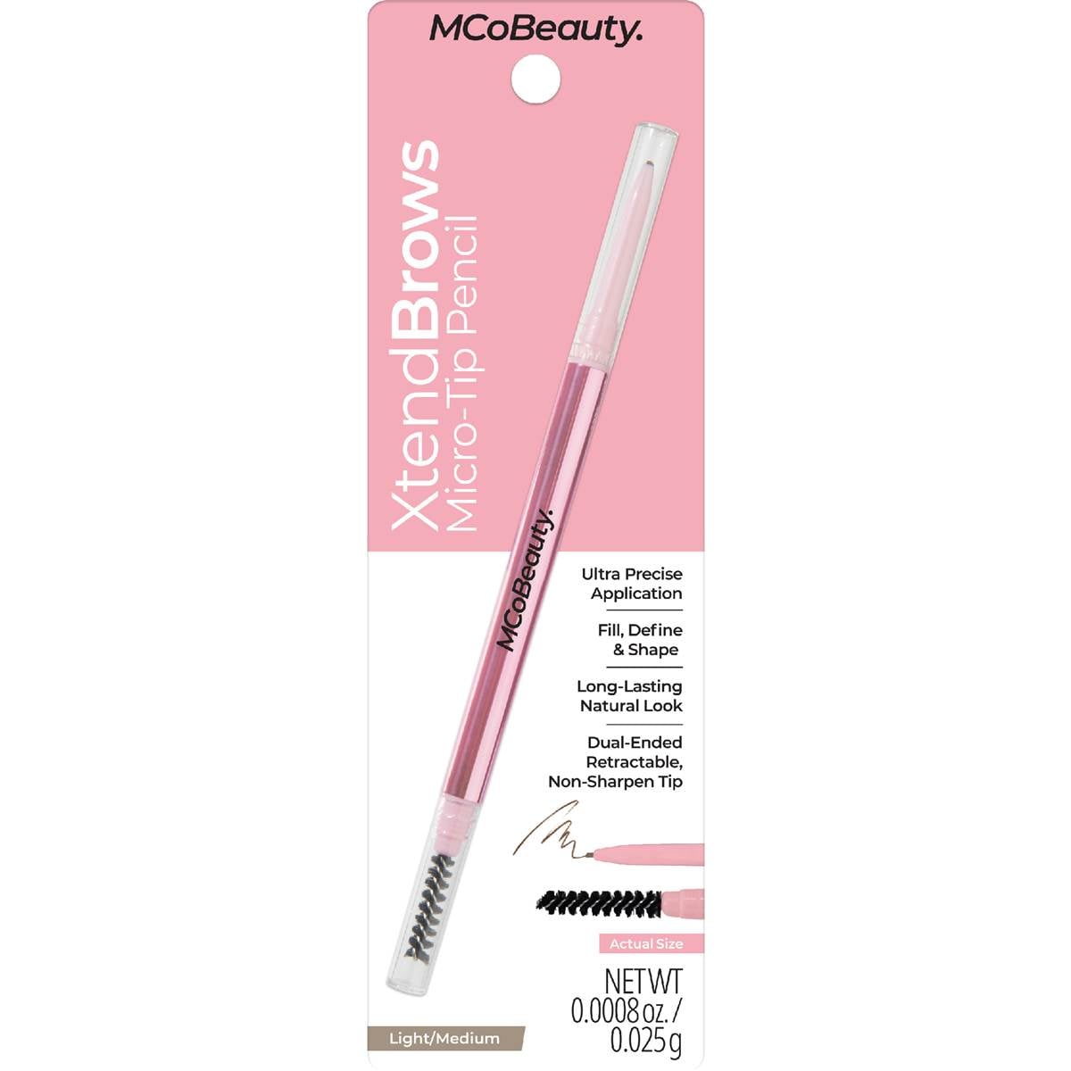 MCoBeauty Xtend Brows Micro Tip Pencil Light/Medium each
