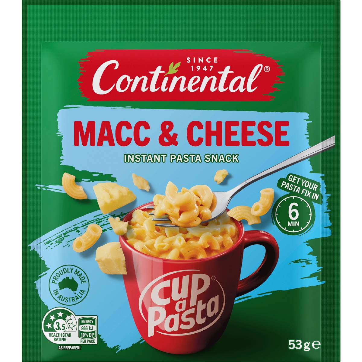 Continental Cup A Pasta Macc & Cheese 53g