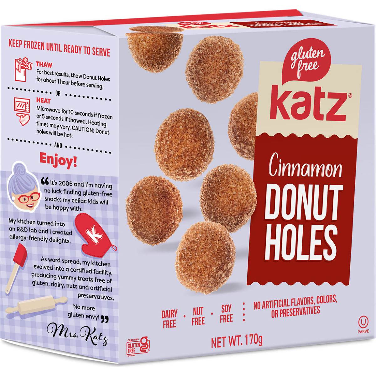 Katz Gluten Free Donut Holes Cinnamon