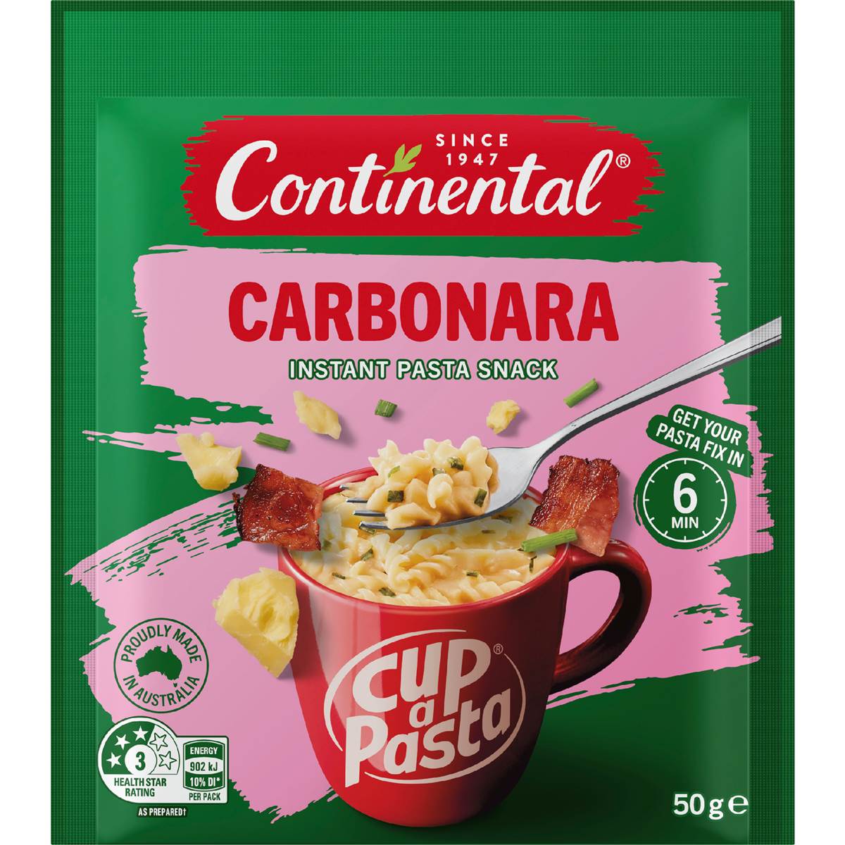 Continental Cup A Pasta Carbonara 50g